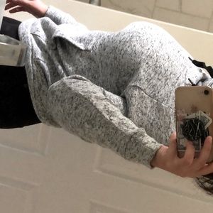 Cute grey turtleneck sweater